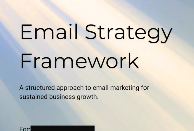 create the perfect email strategy for your business